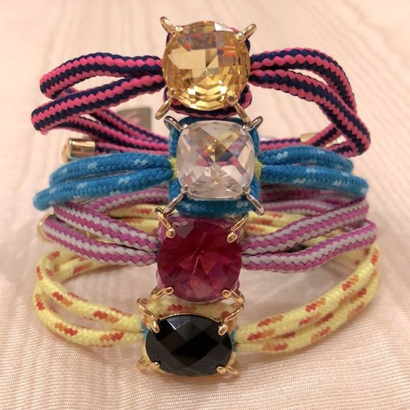 Juicy Couture Jewelry - NWT Juicy Couture Adjustable Crystal Bracelet—🔥CHOICE OF 2 COLORS REMAINING🔥